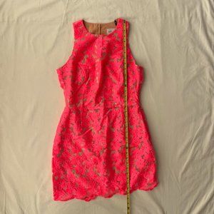 A-Line/Princess Retro Appliques Lace Crew Neck Sleeveless Knee-Length Halloween Performance Costumes Dress